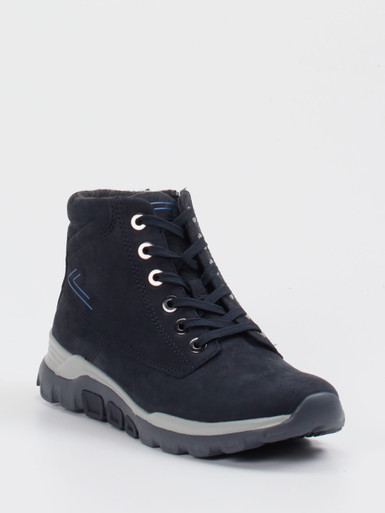 Gabor Comfort – Stiefelette aus Nubukleder Dunkelblau