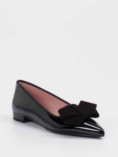 Pretty Ballerinas – Spitzballerinas aus Lackleder Schwarz