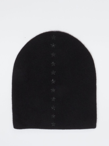 HURRAY – Beanie aus Kaschmir in Schwarz