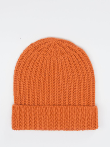 Hurray – Strickmütze aus Kaschmir in Orange