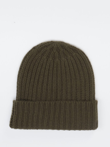 HURRAY – Beanie aus Kaschmir in Olivgrün