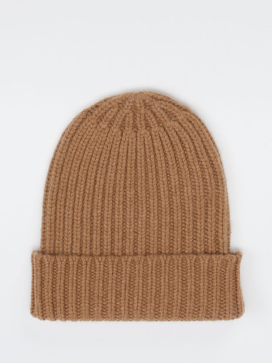 HURRAY – Beanie aus Kaschmir in Karamellbraun