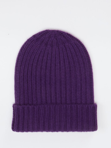 Hurray – Beanie aus Kaschmir violett