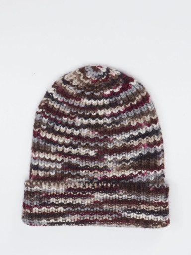 HURRAY – Strickmütze aus Garn mehrfarbig