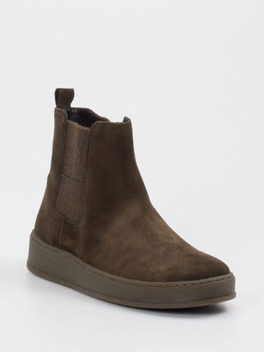 Gabor Comfort – Chelsea Boots aus Veloursleder braun