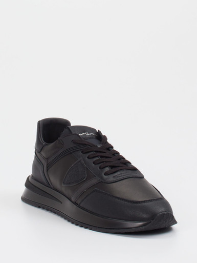 Philippe Model – Sneaker aus Kalbleder schwarz