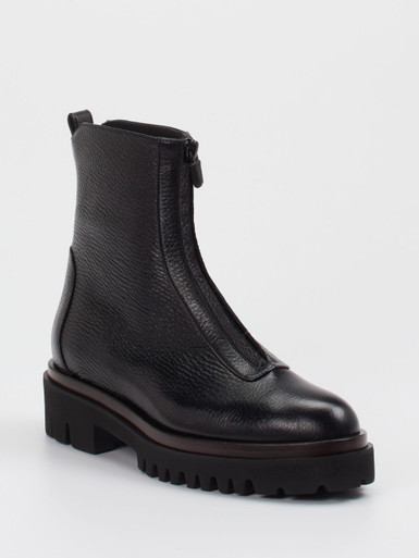 Truman's – Stiefelette aus Elchleder in Schwarz