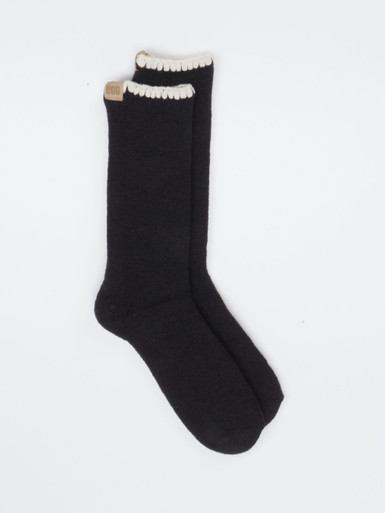 Damen Marleny Crew Socken mit Überwendlingsstich-91900030001