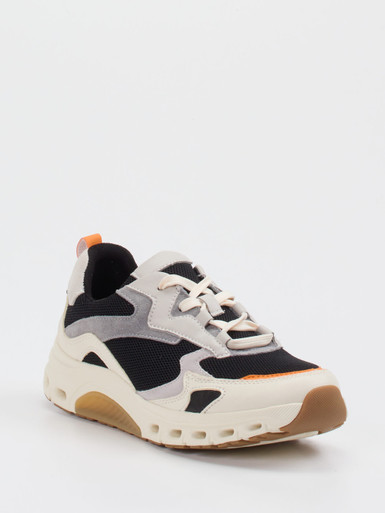 Gabor Comfort – Sneaker aus Kalbleder mit Mesh-Einsätzen