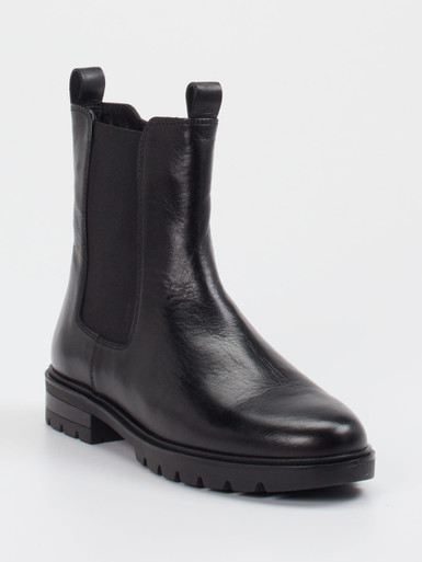 Ara – Chelsea Boots aus Kalbleder schwarz