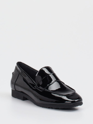 Arche – Loafer aus Lackleder in Schwarz