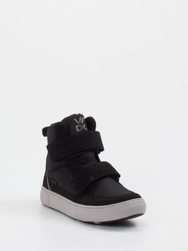 Vado – High-Top Sneaker aus Veloursleder schwarz