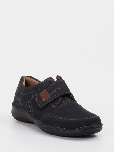 Josef Seibel – Klettslipper aus Nubukleder Schwarz