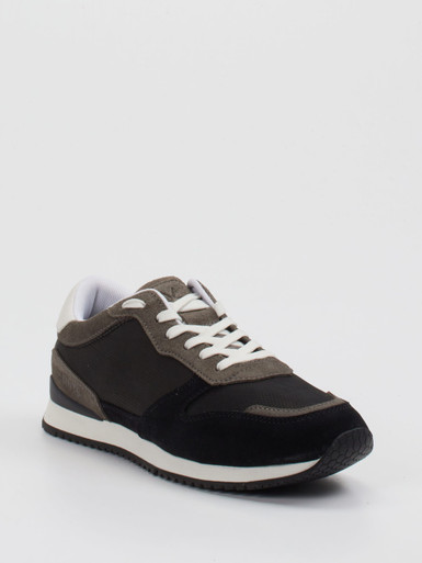 Lloyd – Sneaker aus geprägtem Leder in Schwarz