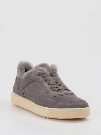 Sioux – Sneaker aus Veloursleder grau gefüttert