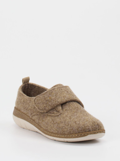 Varomed – Hausschuh aus Wollfilz braun