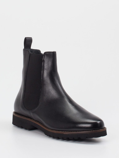 Sioux – Chelsea Boots aus Lammleder schwarz