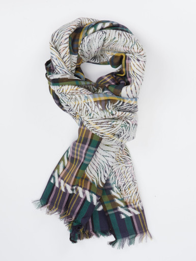 Inouitoosh – Schal aus Wollmix mit Karomuster