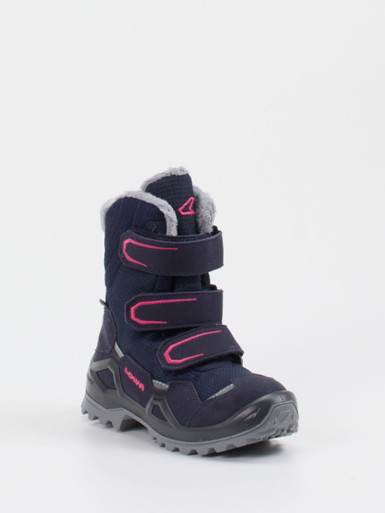 Lowa – Winterstiefel aus Veloursleder Dunkelblau