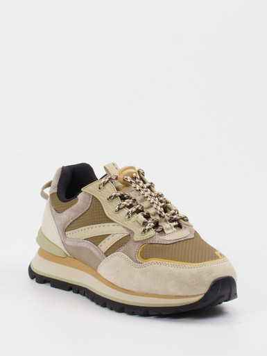 THE HOFF BRAND – Sneaker aus Veloursleder beige