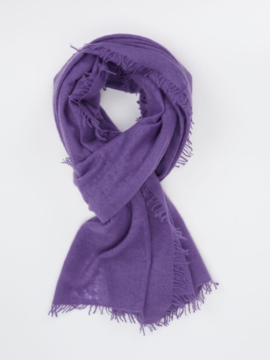 Konstantin Starke – Schal aus Viskose-Polyacryl Violett