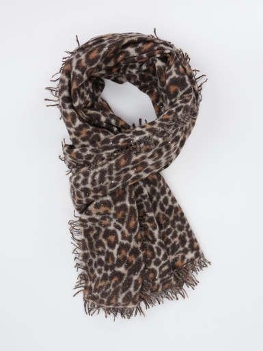 Konstantin Starke – Schal aus Kunstfaser mit Glitzergarn