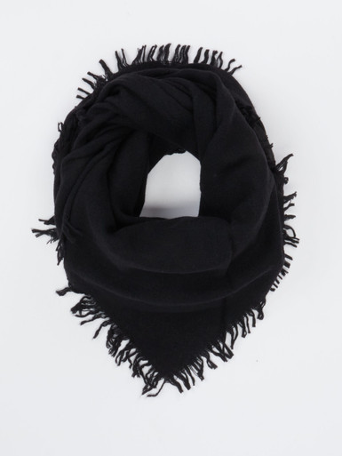 Blui – Dreieckstuch aus Textil in Schwarz