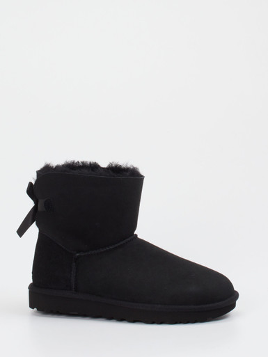 UGG – Winter-Stiefeletten aus Veloursleder schwarz