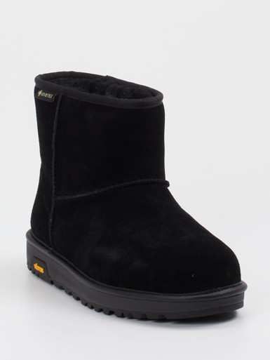 UGG – Winter-Boots aus Veloursleder schwarz