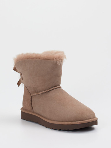 UGG – Stiefeletten aus Veloursleder Taupe