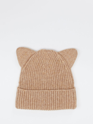 UGG – Strickmütze aus Textil in Beigebraun
