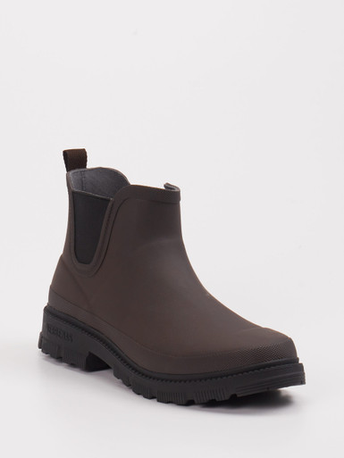 Verbenas – Chelsea Boots aus Gummi Dunkelbraun
