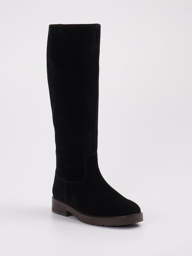 Gabor Comfort – Stiefel aus Veloursleder schwarz