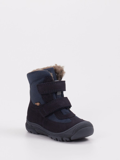 Froddo – Winterstiefel aus Veloursleder blau