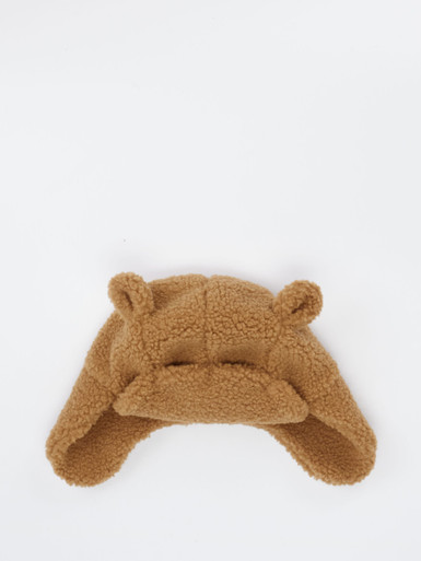 UGG – Wintermütze aus Teddyfleece karamellbraun