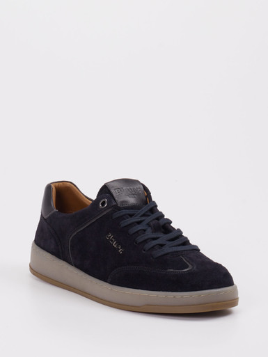 Blauer – Sneaker aus Veloursleder Dunkelblau