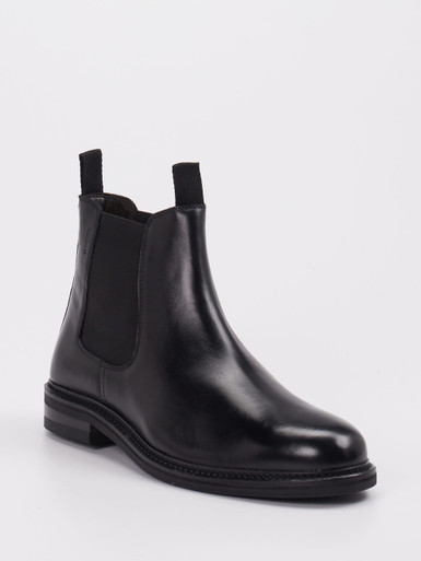 Digel – Chelsea Boots aus Kalbleder Schwarz