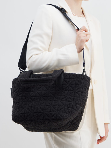 VeeCollective Berlin – Shopper Bag aus Textil schwarz