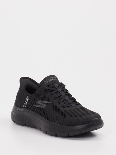 Skechers – Slip-On Sneaker aus Textil Schwarz