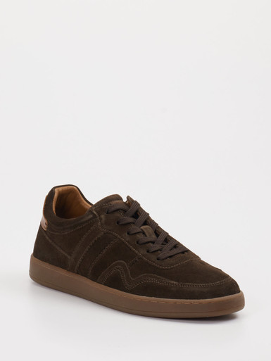 Daniel Kenneth – Sneaker aus Veloursleder Dunkelbraun