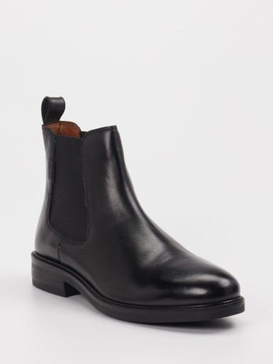 Daniel Kenneth – Chelsea Boots aus Leder schwarz