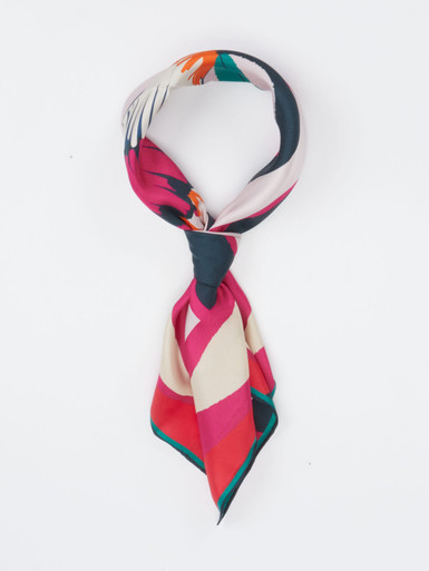 Lua Accessories – Halstuch aus Satin mit Print