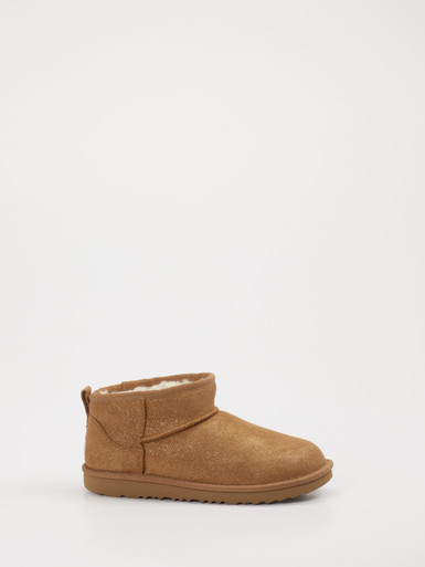 UGG – Stiefeletten aus Veloursleder cognacbraun