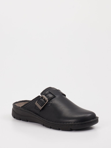 Rohde – Komfort-Clogs aus Leder Schwarz