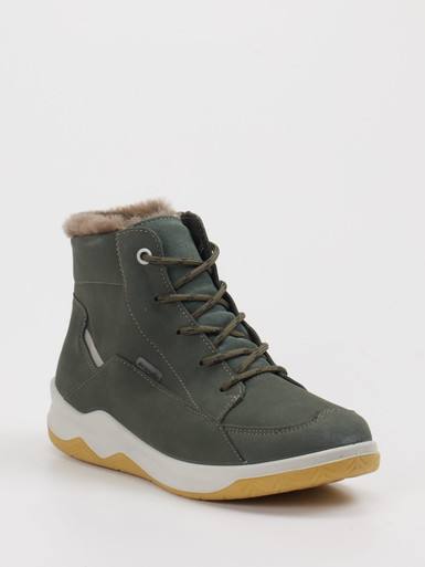 Ricosta – Winter-Stiefeletten aus Leder Olivgrün