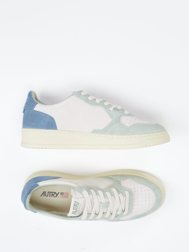 Autry – Sneaker aus Veloursleder in Pastelloptik