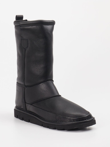 Galizio Torresi – Winterstiefel aus Leder schwarz