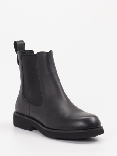 Boss – Chelsea Boots aus Lammleder schwarz