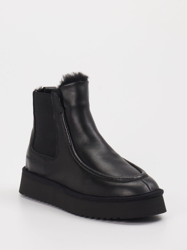 Copenhagen – Stiefeletten aus Leder in Schwarz