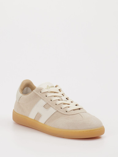 Hogan – Sneaker aus Veloursleder in Beige